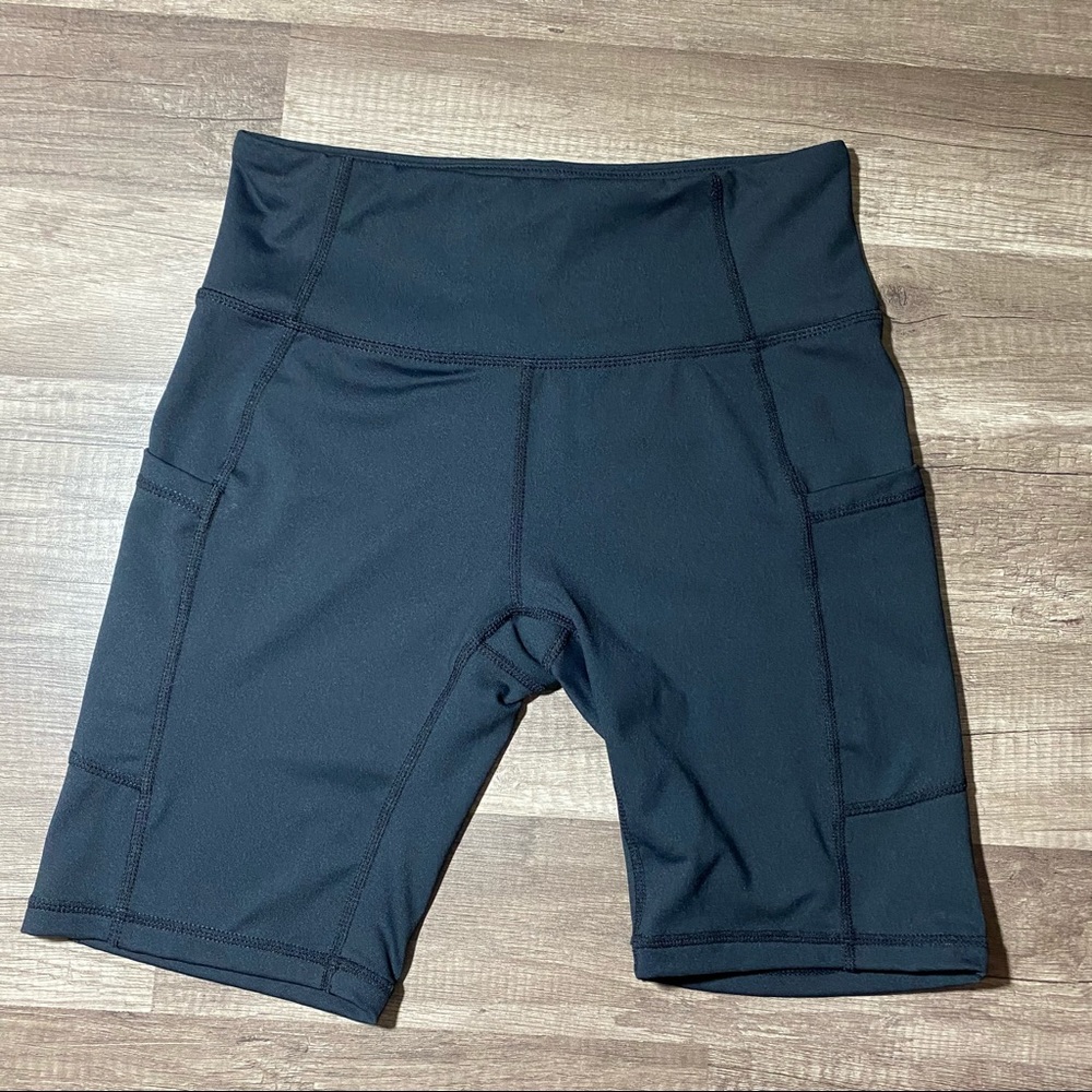 Baleaf High Rise Side Pocketed Yoga Shorts